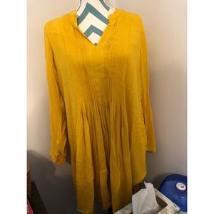 Mustard old navy dress. Size large Tall.